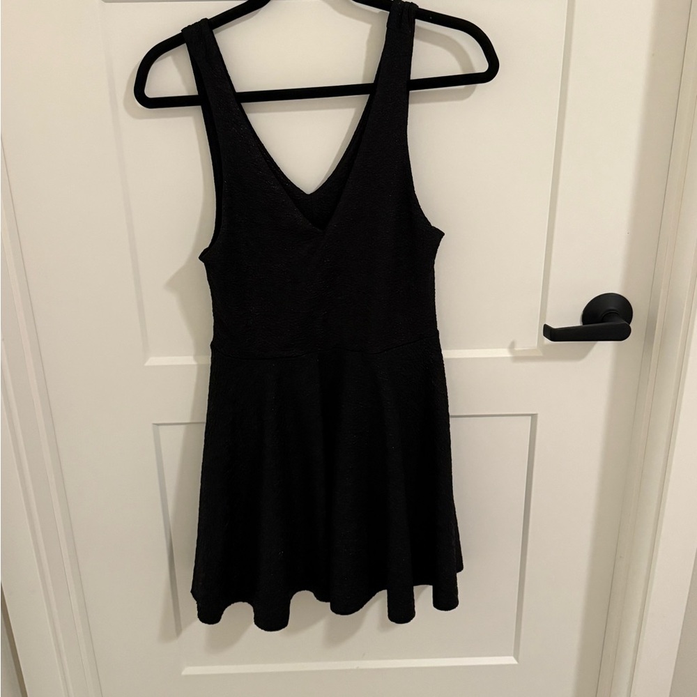 Silence + Noise Elegant Black Mini Dress